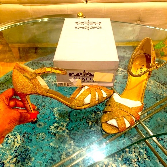 ✨Vaneli Di Notte✨ Elita Metallic Silver Labryfab - Picture 8 of 9